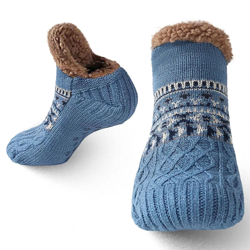 Chaussettes Chaudes Antidérapantes d'Automne pour Hommes et Femmes