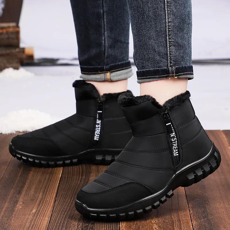bottes chaudes et antidérapantes unisexe